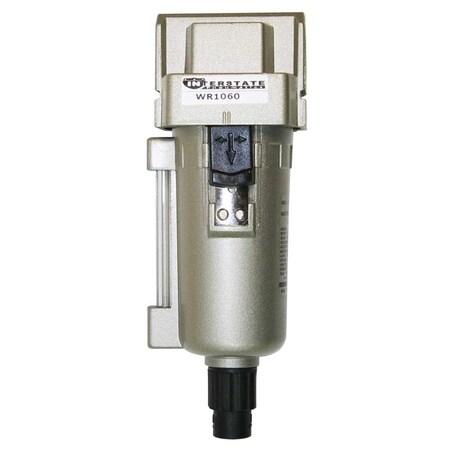 Interstate Pneumatics 3/8 Inch Standard Black - Metal Bowl Filter WR1060